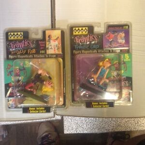Frantics Collectible Toy Characters. Lot of 2. New in package w/cards. #’s 16,44